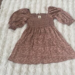 Women’s Floral Puff Sleeve Dress